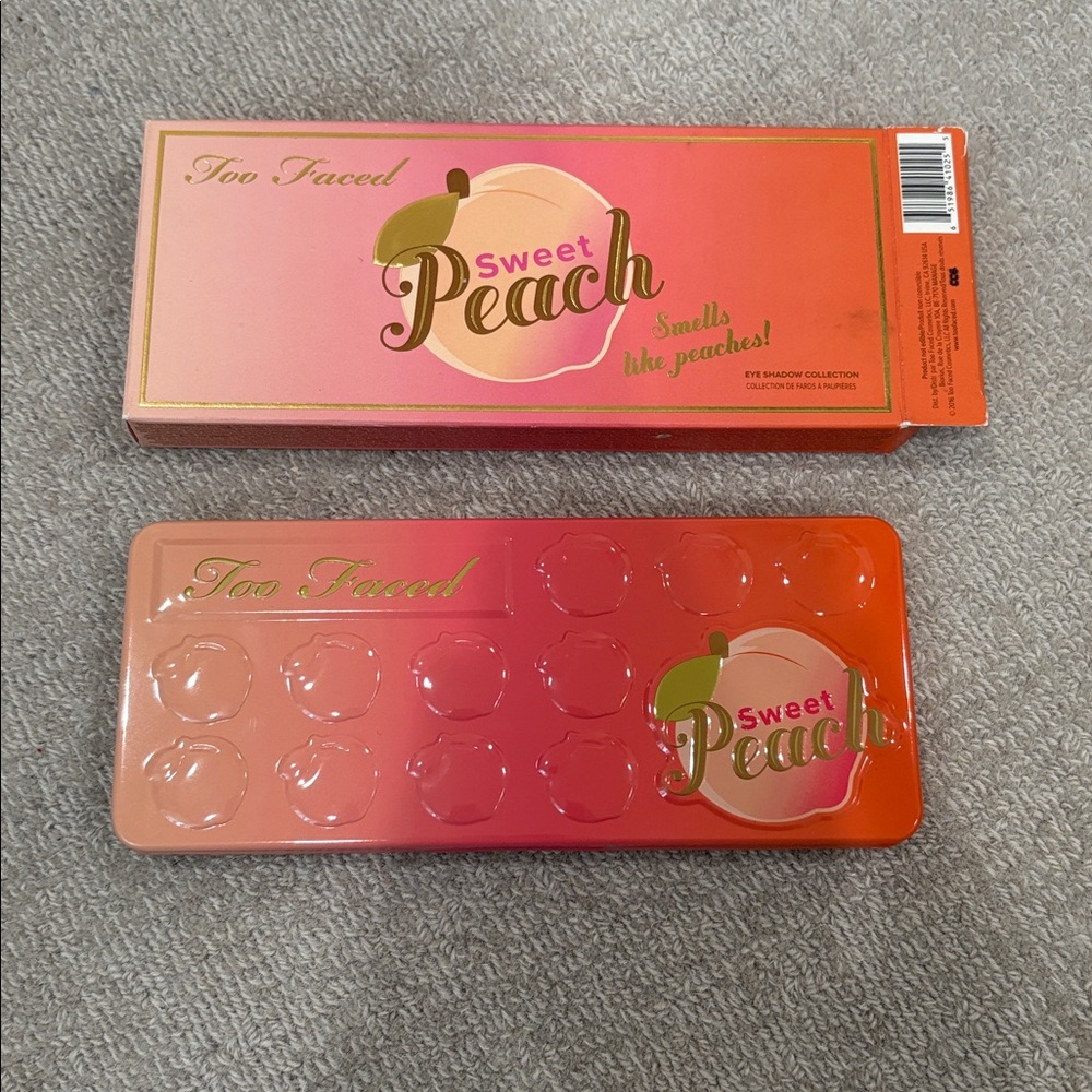 RARE Too Faced Peach Eyeshadow Palette - Picture 3 of 5